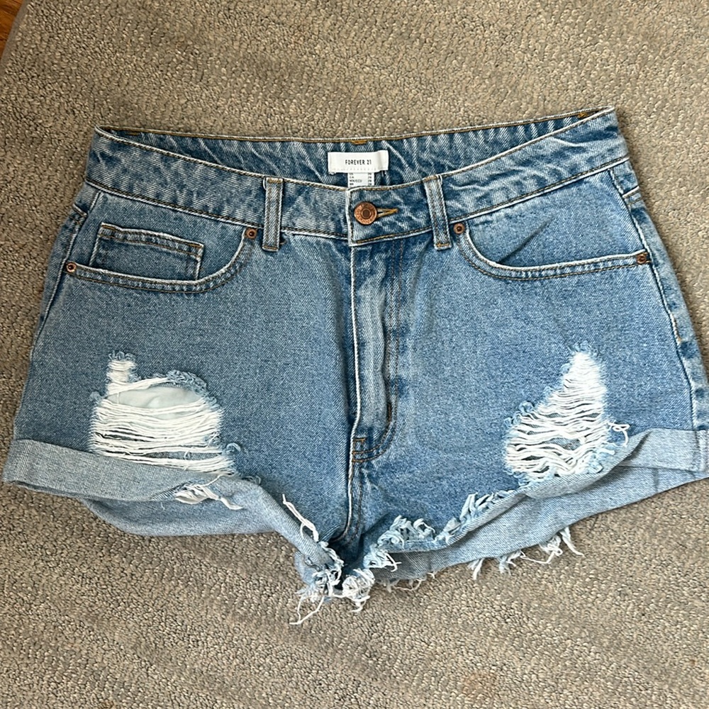 Forever 21 - High-waisted jean short